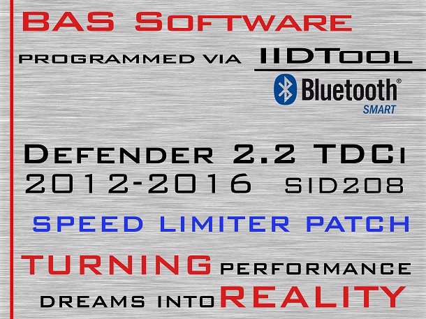 IIDTOOL Defender 2.2L TDCi Speed Limiter Patch